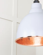 Load image into Gallery viewer, 49500BI Hammered Copper Brindley Pendant in Birch
