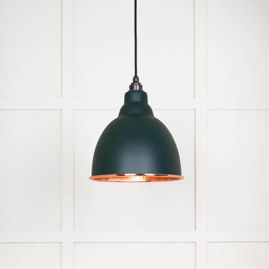 49500DI Hammered Copper Brindley Pendant in Dingle