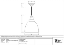 Load image into Gallery viewer, 49500F Hammered Copper Brindley Pendant in Flock
