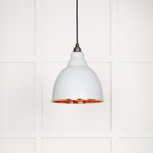 Load image into Gallery viewer, 49500F Hammered Copper Brindley Pendant in Flock
