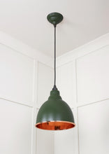Load image into Gallery viewer, 49500H Hammered Copper Brindley Pendant in Heath
