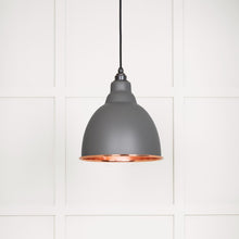 Load image into Gallery viewer, 49500SBL Smooth Copper Brindley Pendant in Bluff
