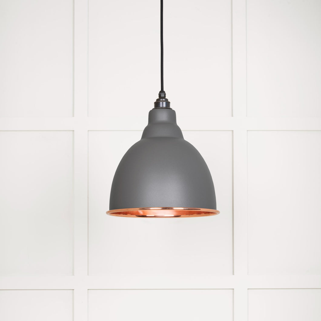 49500SBL Smooth Copper Brindley Pendant in Bluff