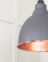 Load image into Gallery viewer, 49500SBL Smooth Copper Brindley Pendant in Bluff
