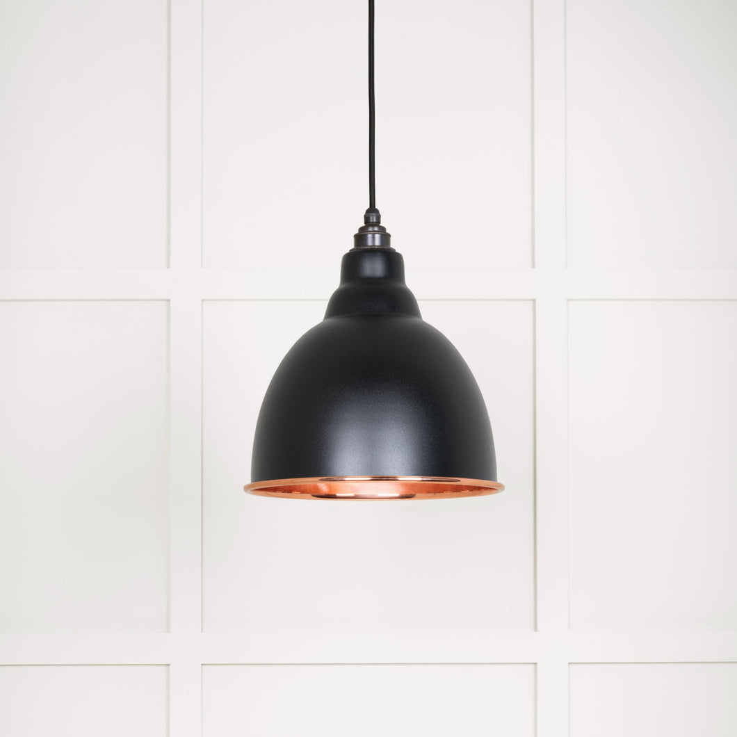 49500SEB Smooth Copper Brindley Pendant in Elan Black