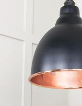 Load image into Gallery viewer, 49500SEB Smooth Copper Brindley Pendant in Elan Black

