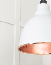 Load image into Gallery viewer, 49500SF Smooth Copper Brindley Pendant in Flock
