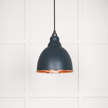 Load image into Gallery viewer, 49500SSO Smooth Copper Brindley Pendant in Soot

