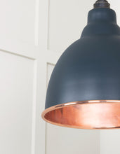 Load image into Gallery viewer, 49500SSO Smooth Copper Brindley Pendant in Soot
