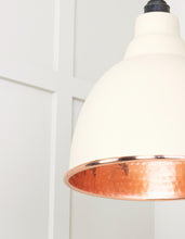 Load image into Gallery viewer, 49500TE Hammered Copper Brindley Pendant in Teasel
