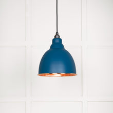 Load image into Gallery viewer, 49500U Hammered Copper Brindley Pendant in Upstream

