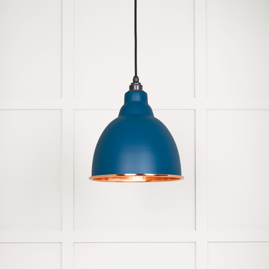 49500U Hammered Copper Brindley Pendant in Upstream