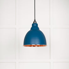 Load image into Gallery viewer, 49500U Hammered Copper Brindley Pendant in Upstream
