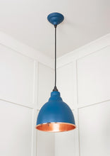 Load image into Gallery viewer, 49500U Hammered Copper Brindley Pendant in Upstream
