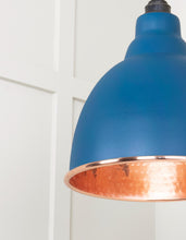 Load image into Gallery viewer, 49500U Hammered Copper Brindley Pendant in Upstream
