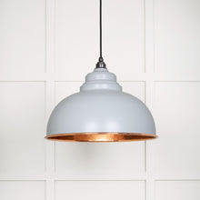 Load image into Gallery viewer, 49501BI Hammered Copper Harborne Pendant in Birch

