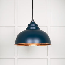 Load image into Gallery viewer, 49501DU Hammered Copper Harborne Pendant in Dusk
