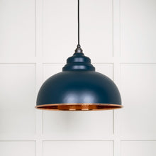 Load image into Gallery viewer, 49501DU Hammered Copper Harborne Pendant in Dusk
