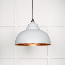 Load image into Gallery viewer, 49501F Hammered Copper Harborne Pendant in Flock

