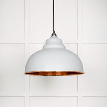 Load image into Gallery viewer, 49501F Hammered Copper Harborne Pendant in Flock
