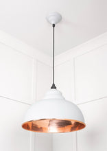 Load image into Gallery viewer, 49501F Hammered Copper Harborne Pendant in Flock
