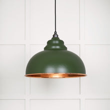 Load image into Gallery viewer, 49501H Hammered Copper Harborne Pendant in Heath
