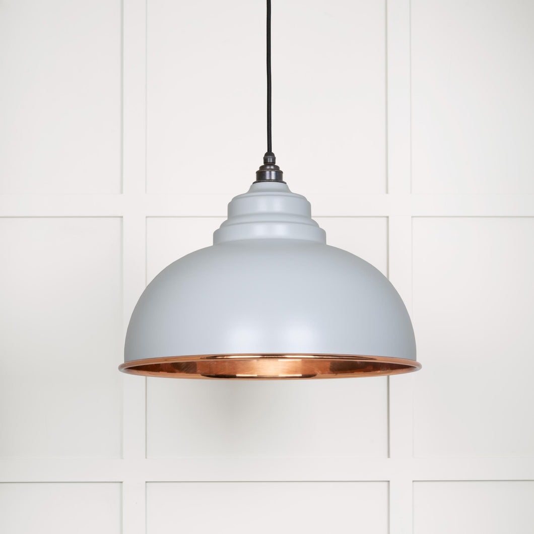 49501SBI Smooth Copper Harborne Pendant in Birch