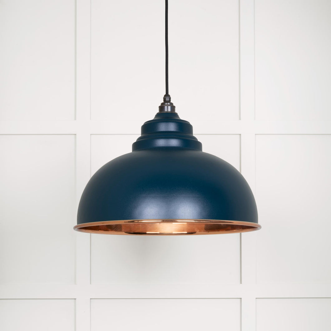 49501SDU Smooth Copper Harborne Pendant in Dusk