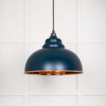 Load image into Gallery viewer, 49501SDU Smooth Copper Harborne Pendant in Dusk
