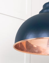 Load image into Gallery viewer, 49501SDU Smooth Copper Harborne Pendant in Dusk
