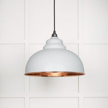 Load image into Gallery viewer, 49501SF Smooth Copper Harborne Pendant in Flock
