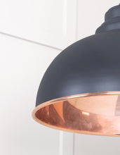 Load image into Gallery viewer, 49501SSL Smooth Copper Harborne Pendant in Slate
