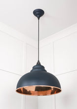 Load image into Gallery viewer, 49501SSO Smooth Copper Harborne Pendant in Soot
