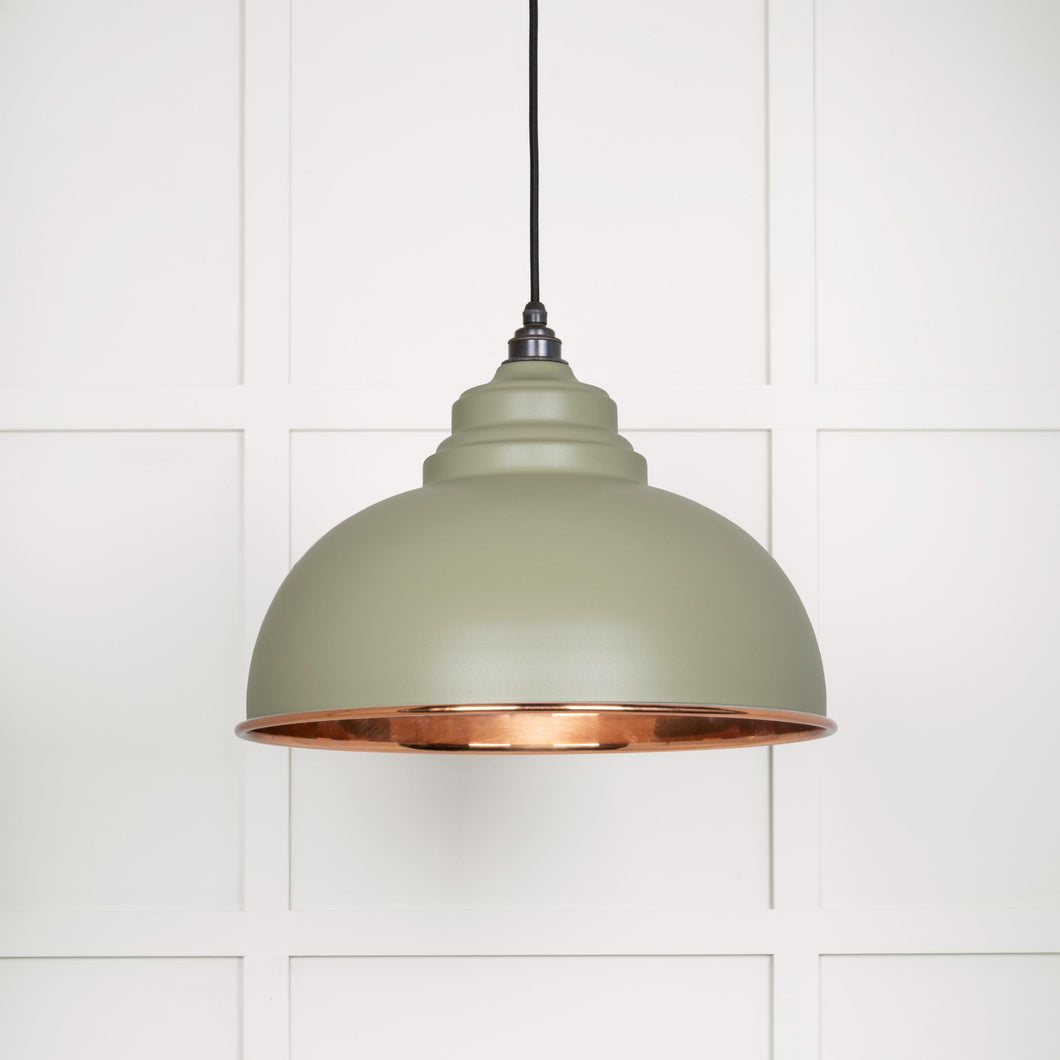 49501STU Smooth Copper Harborne Pendant in Tump