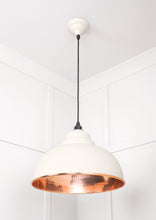 Load image into Gallery viewer, 49501TE Hammered Copper Harborne Pendant in Teasel
