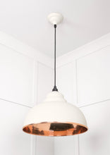 Load image into Gallery viewer, 49501TE Hammered Copper Harborne Pendant in Teasel
