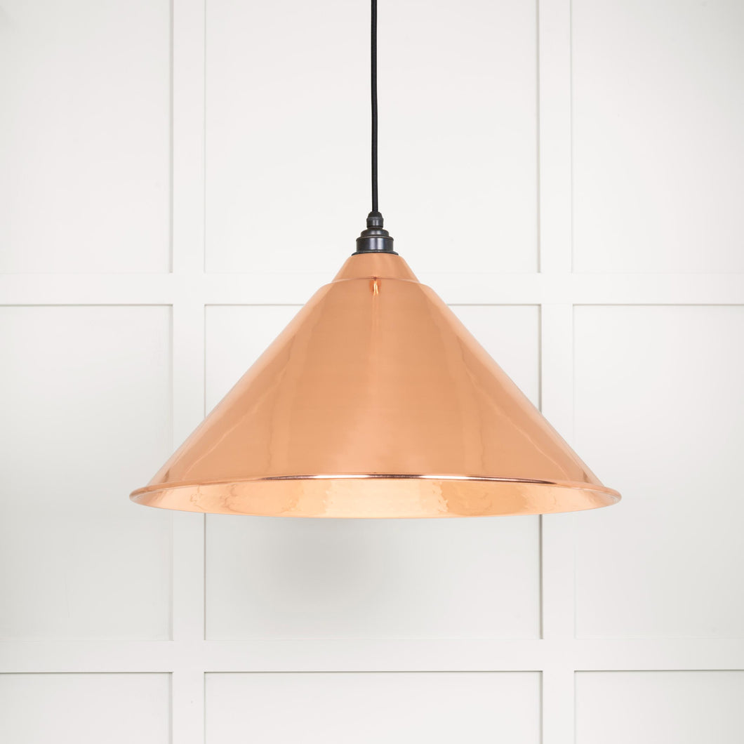 49503 Hammered Copper Hockley Pendant