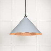 Load image into Gallery viewer, 49503BI Hammered Copper Hockley Pendant in Birch
