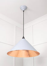 Load image into Gallery viewer, 49503BI Hammered Copper Hockley Pendant in Birch
