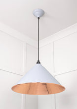 Load image into Gallery viewer, 49503BI Hammered Copper Hockley Pendant in Birch
