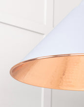 Load image into Gallery viewer, 49503BI Hammered Copper Hockley Pendant in Birch
