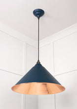 Load image into Gallery viewer, 49503DU Hammered Copper Hockley Pendant in Dusk
