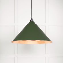 Load image into Gallery viewer, 49503H Hammered Copper Hockley Pendant in Heath
