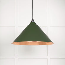 Load image into Gallery viewer, 49503H Hammered Copper Hockley Pendant in Heath
