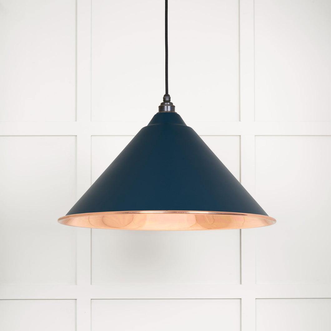 49503SDU Smooth Copper Hockley Pendant in Dusk