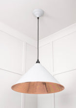 Load image into Gallery viewer, 49503SF Smooth Copper Hockley Pendant in Flock
