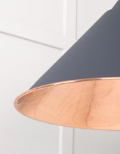 Load image into Gallery viewer, 49503SSL Smooth Copper Hockley Pendant in Slate
