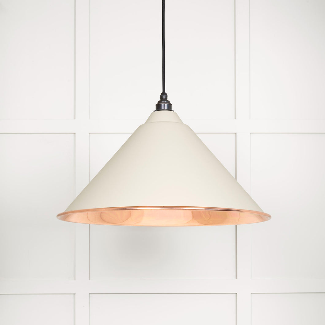 49503STE Smooth Copper Hockley Pendant in Teasel