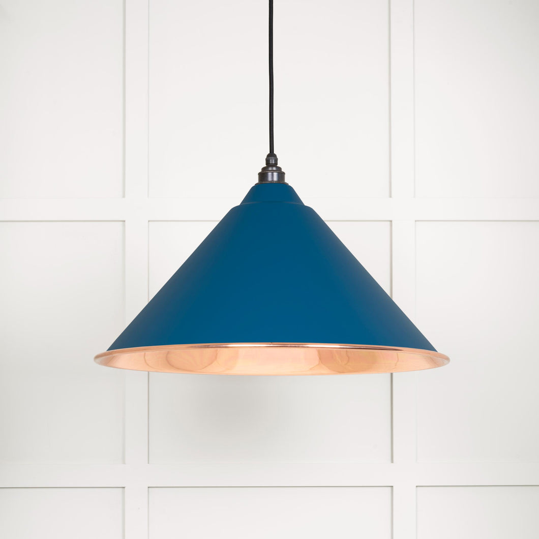 49503SU Smooth Copper Hockley Pendant in Upstream