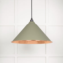 Load image into Gallery viewer, 49503TU Hammered Copper Hockley Pendant in Tump
